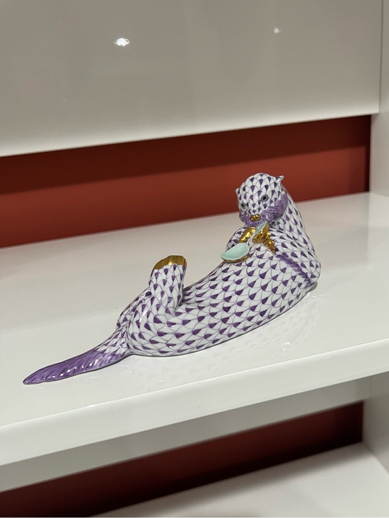 Herend Other - Herend porcelain sea otter figurine